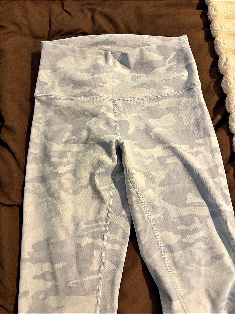 Lululemon Align Pant 28" Camo Leggings Gray & White